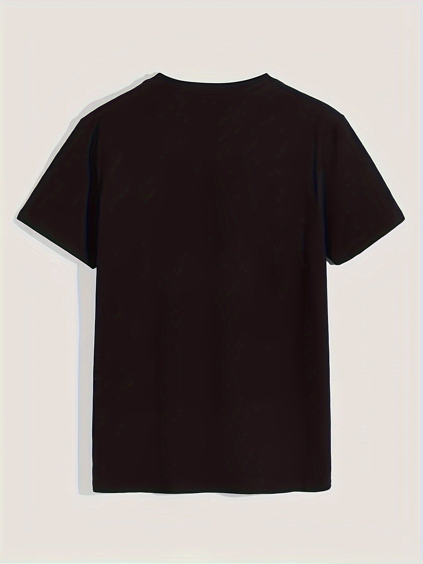 Conjunto masculino de 2 peças: camiseta estampada, shorts com cordão - poliéster