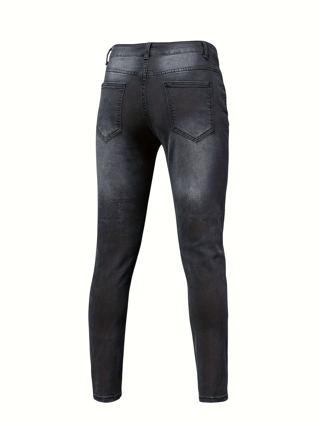 Conforto diário | Jeans masculino slim fit desgastado