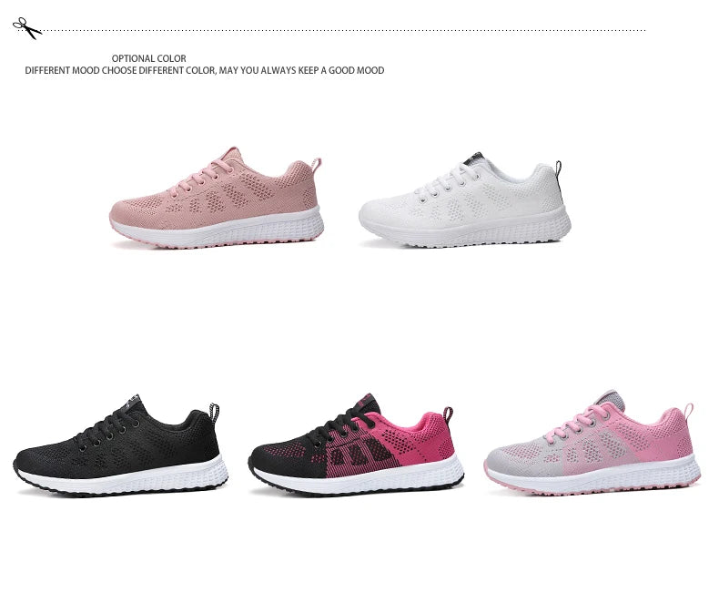 2024 Sapatos Femininos Verão Air Mesh Esporte Aqua Sapatos Ao Ar Livre Feminino