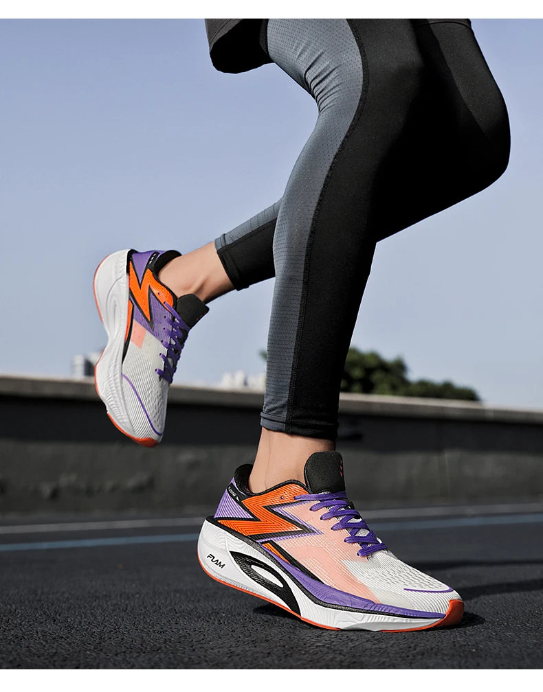 2025 Carbon Plate Marathon Homens Esportes Tênis de Corrida Almofada