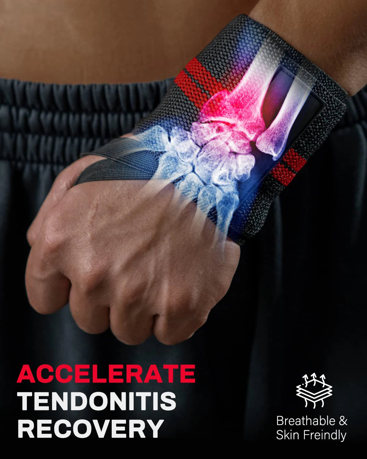 1 Par de Pulseiras de Apoio para o Pulso