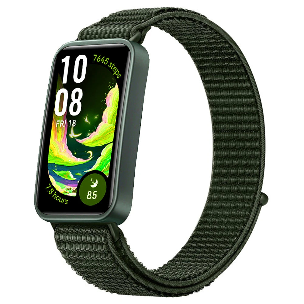 Huawei Band 8 9 10 Smart Watch Cinto substituível Pulseira de Nylon Loop para Pulseira ajustável e respirável