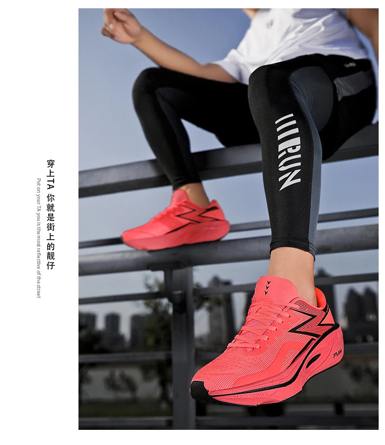 2025 Carbon Plate Marathon Homens Esportes Tênis de Corrida Almofada