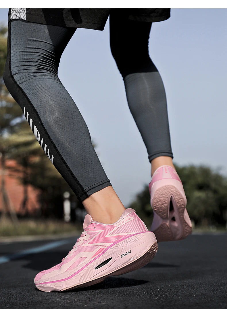 2025 Carbon Plate Marathon Homens Esportes Tênis de Corrida Almofada