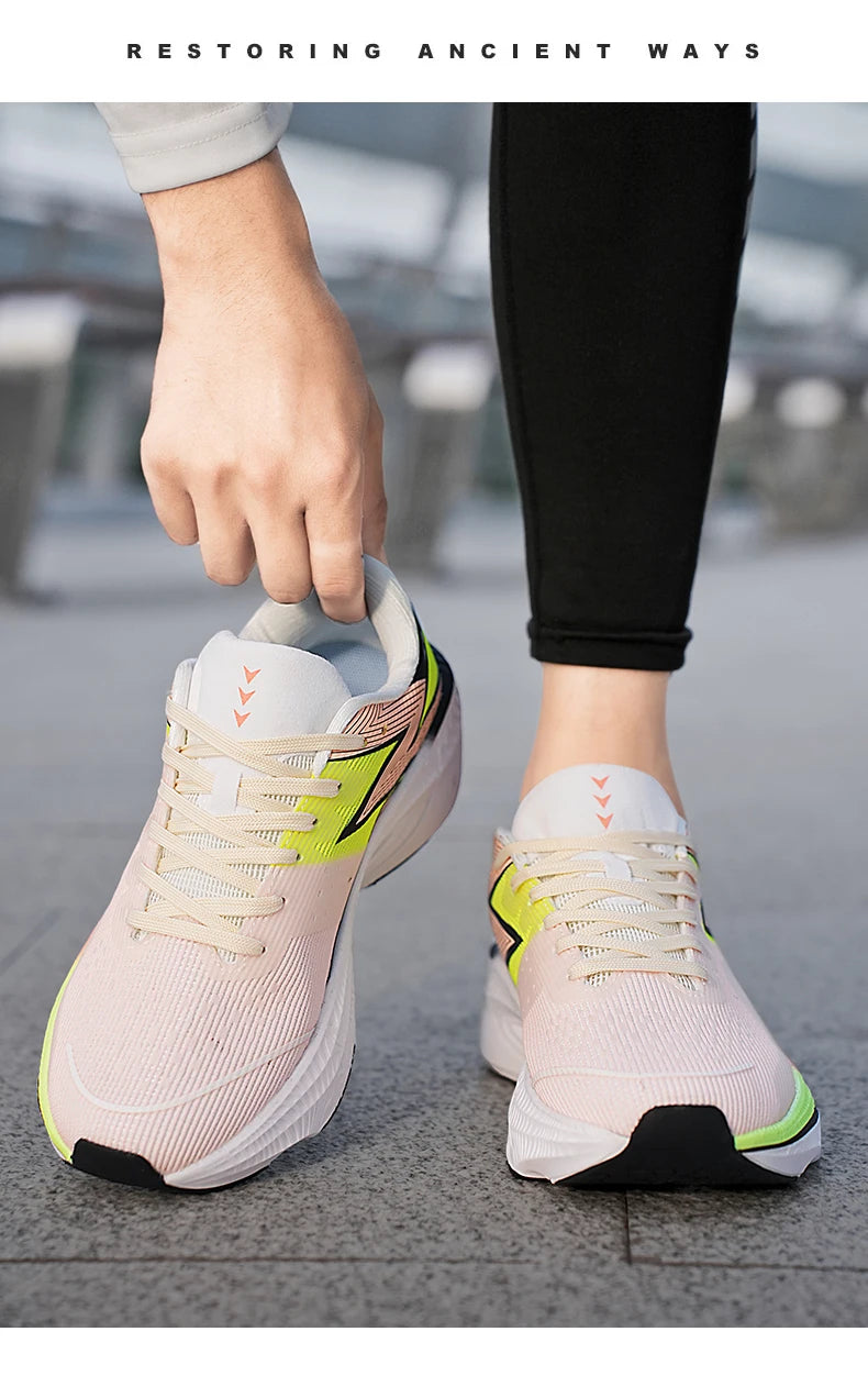 2025 Carbon Plate Marathon Homens Esportes Tênis de Corrida Almofada
