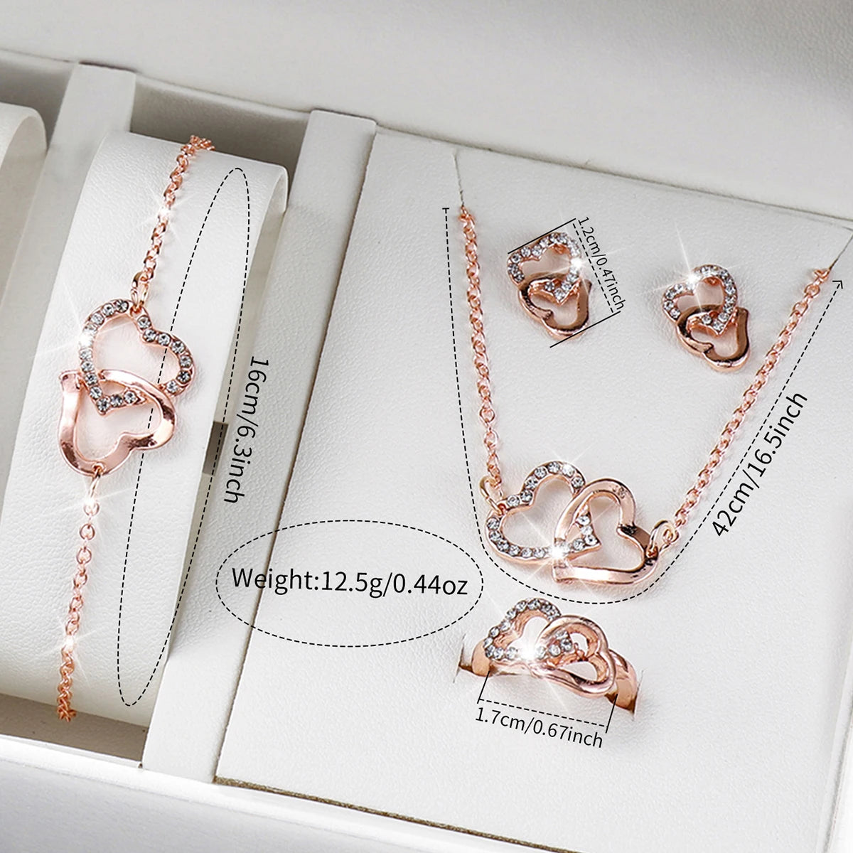 6 peças/conjunto Mulheres Pulseira de Couro Relógio de Quartzo e Amante