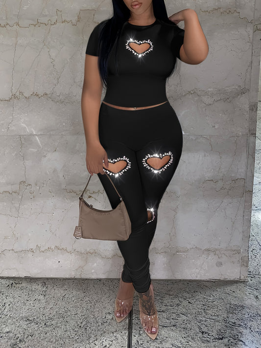 Conjunto de duas peças com estampa