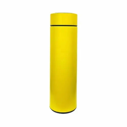 Garrafa Térmica Aço Inox Termômetro Display Digital Vácuo Squeeze Bebidas geladas e quentes
