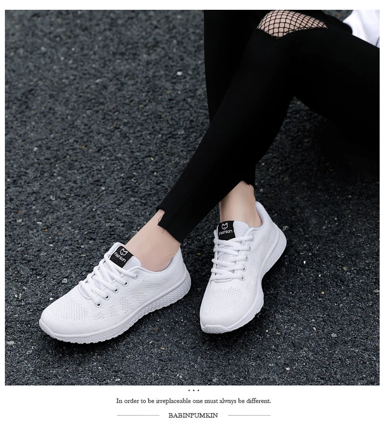 2024 Sapatos Femininos Verão Air Mesh Esporte Aqua Sapatos Ao Ar Livre Feminino