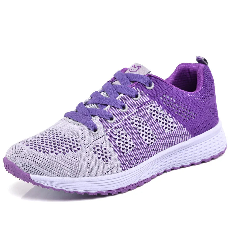 2024 Sapatos Femininos Verão Air Mesh Esporte Aqua Sapatos Ao Ar Livre Feminino