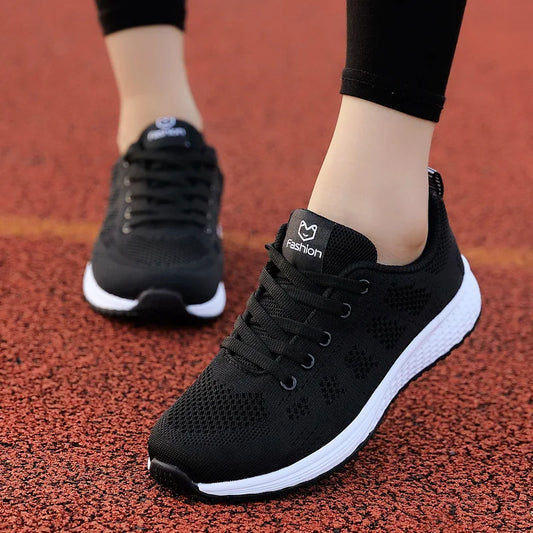 2024 Sapatos Femininos Verão Air Mesh Esporte Aqua Sapatos Ao Ar Livre Feminino