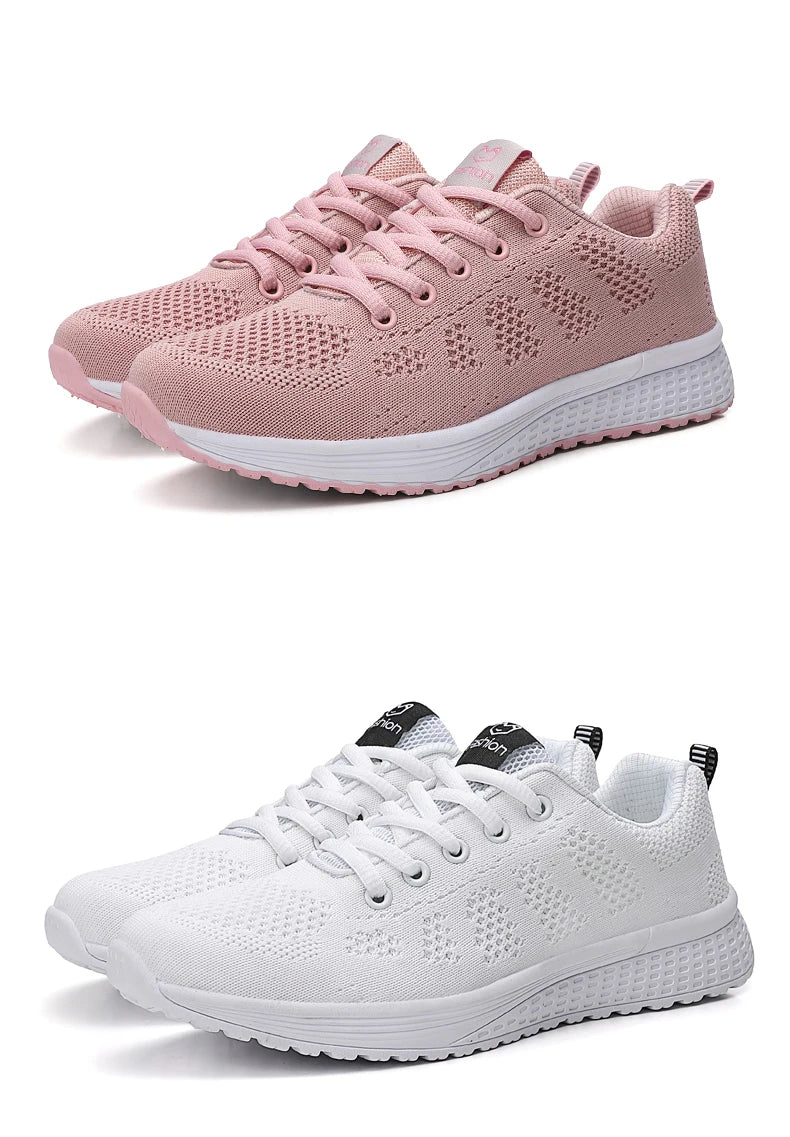 2024 Sapatos Femininos Verão Air Mesh Esporte Aqua Sapatos Ao Ar Livre Feminino