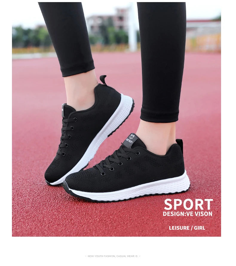 2024 Sapatos Femininos Verão Air Mesh Esporte Aqua Sapatos Ao Ar Livre Feminino