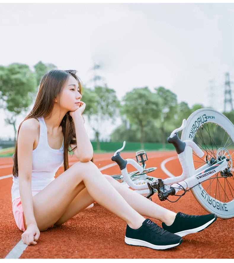 2024 Sapatos Femininos Verão Air Mesh Esporte Aqua Sapatos Ao Ar Livre Feminino