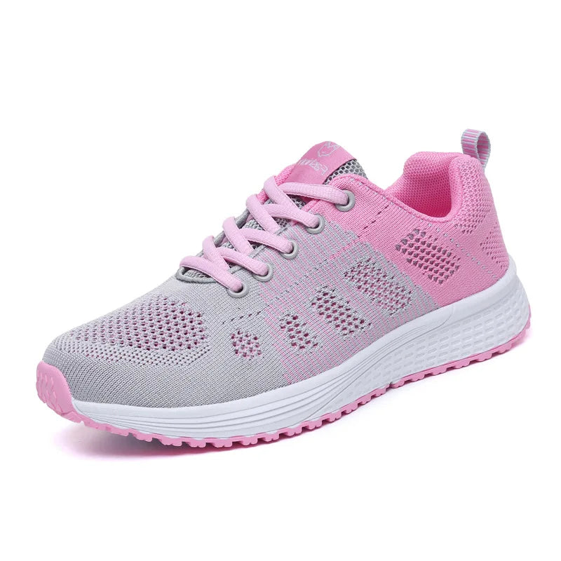 2024 Sapatos Femininos Verão Air Mesh Esporte Aqua Sapatos Ao Ar Livre Feminino