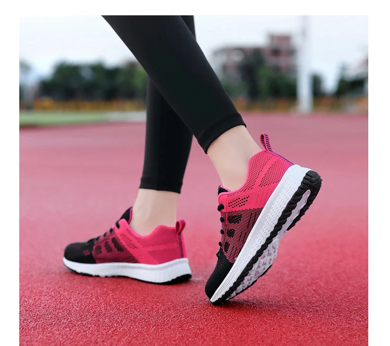 2024 Sapatos Femininos Verão Air Mesh Esporte Aqua Sapatos Ao Ar Livre Feminino