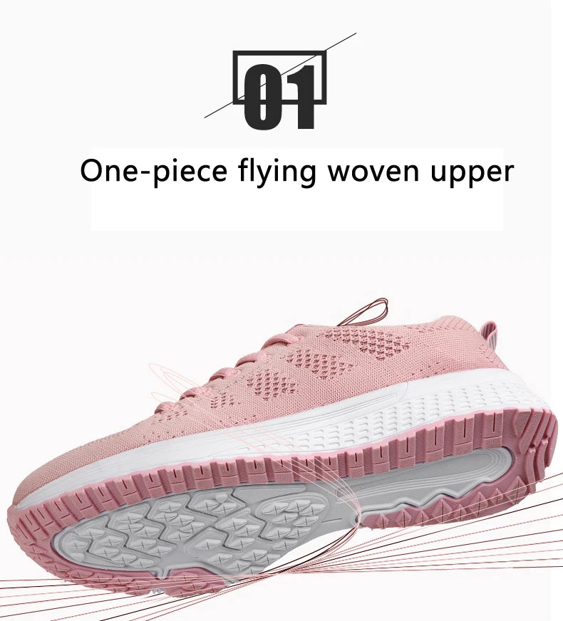 2024 Sapatos Femininos Verão Air Mesh Esporte Aqua Sapatos Ao Ar Livre Feminino